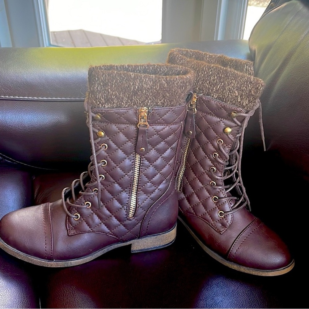 SET OF 4 BROWN BOOTS!! BUNDLE! 4 Neutral Brown Boots! SEE SIZES IN DESCRIPTION! - Picture 8 of 17